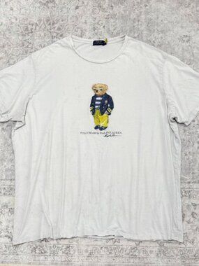 distressed Polo Bear Ralph Lauren tshirt